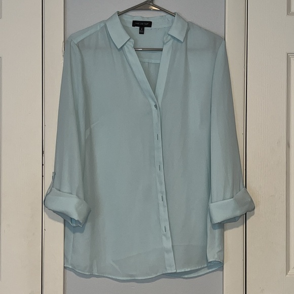 Light Blue Button Up - Picture 2 of 2